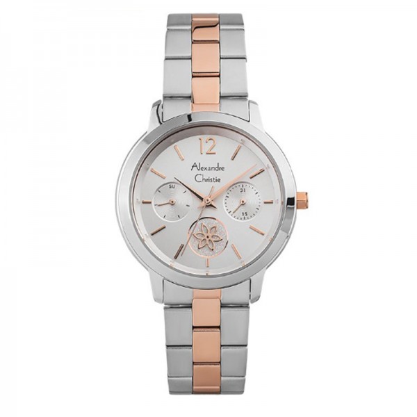 Alexandre Christie AC 2888 Silver Rosegold White BFBTRSL